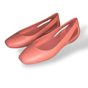 Crocs Women Sloane Flat Iconic Comfort Slip On Ballet Blossom Pink Shoe size 8